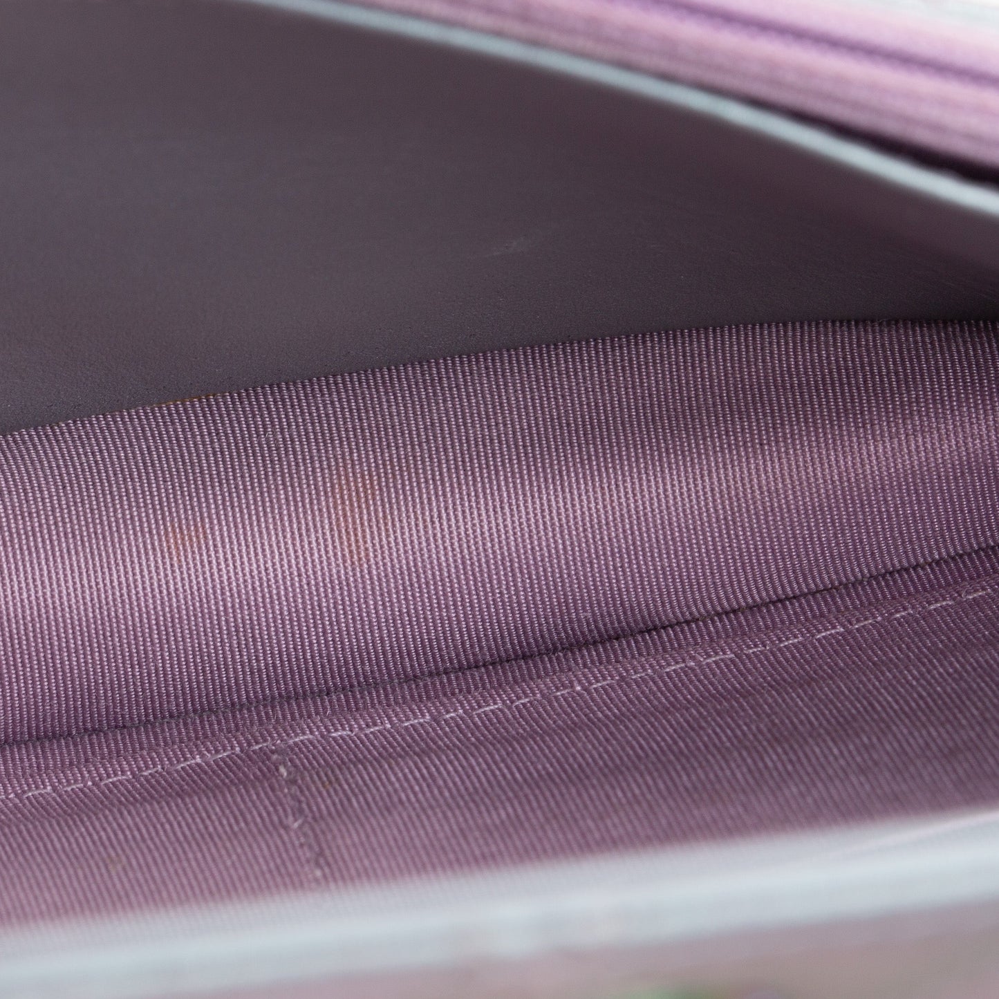 CHANEL 255 Reissue Iridescent Quilted Wallet on Chain