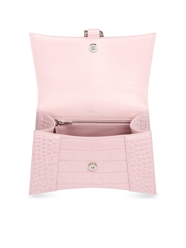 BL XS Hourglass Embossed Tote Handle Bag