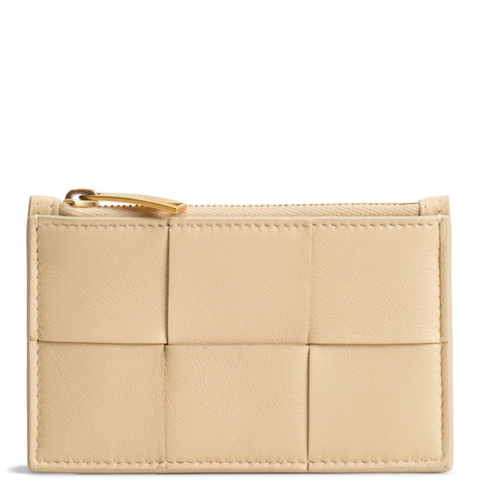 BOTTEGA VENETA Casette Key Pouch Intrecciato Woven Coin Pouch